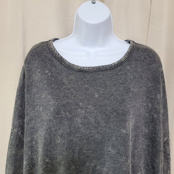 Fantastic Fawn Sweatshirt Women's Size Small Dark Gray With Pockets Made In USA - Picture 2 of 8
